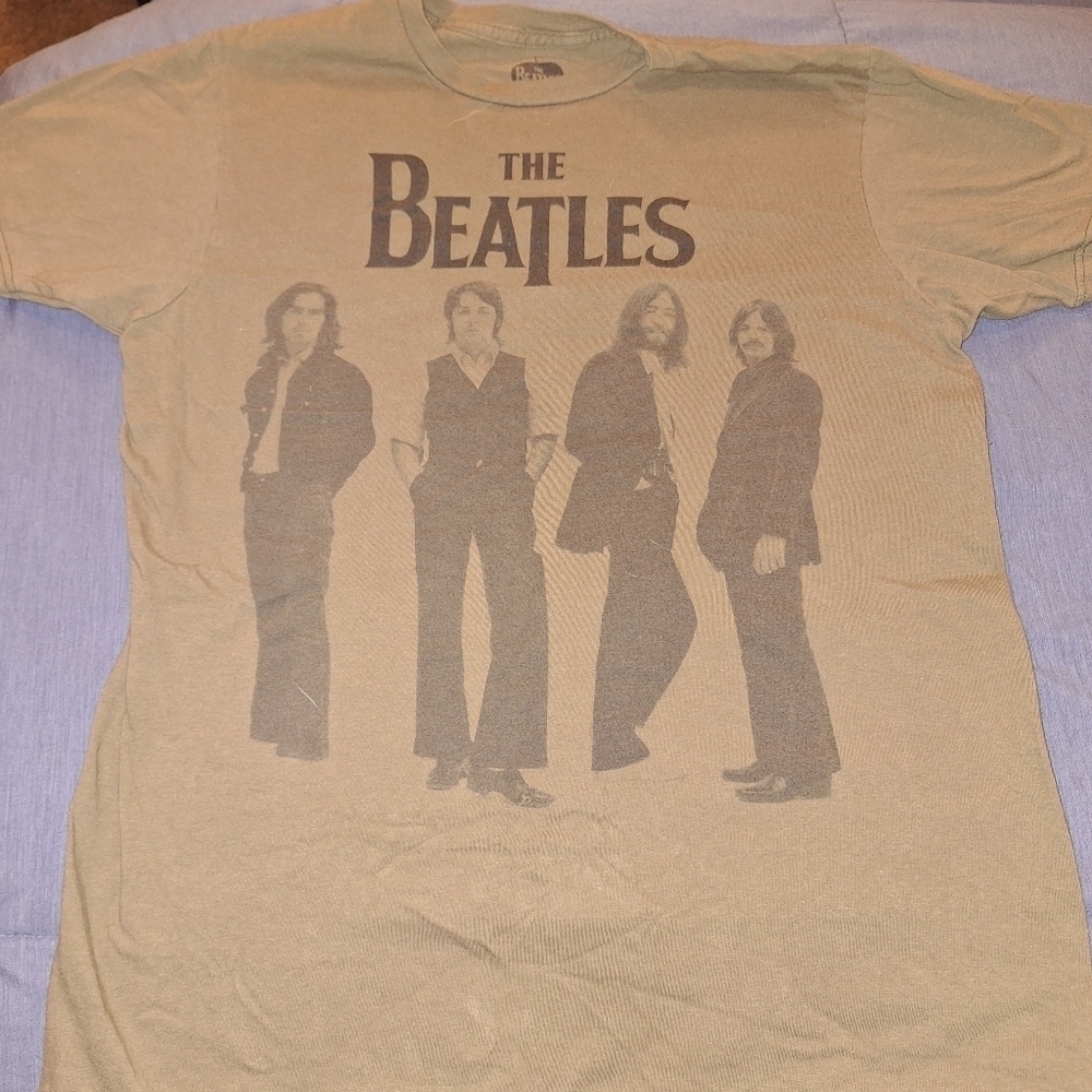 The Beatles Beattles Gray T Shirt Medium